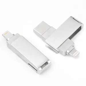 Bán buôn USB flash drive 2 trong 1 16GB 8GB 4GB tùy chỉnh ổ đĩa flash Logo lưu trữ đĩa 3.0/2.0 không thấm nước Ổ Đĩa Bút cho điện thoại thông minh