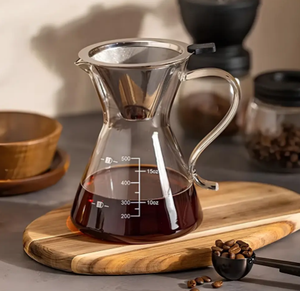 <span class=keywords><strong>Carafe</strong></span> à filtre à café réutilisable résistante à la chaleur : facile à nettoyer, nouveau combo de brassage à bas <span class=keywords><strong>prix</strong></span> pour la maison et le café, infusion à froid/versement - Product Image 2