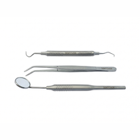 Set Diagnostik Profesional NiTi, Set Instrumen Diagnostik Gigi, Alat Pemeriksaan Nikel Titanium Termasuk Cermin Mulut