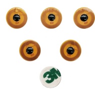 Mini-étiquette NFC circulaire flexible FPCD 10 mm ISO 14443A 13,56 MHz, étanche et résistante aux hautes températures, pour carte de membre professionnelle