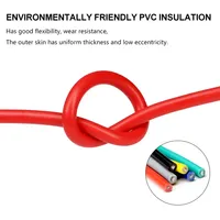 Kit en rouleau 1007 fil électrique 30/28/26/24/22/20/18/16AWG PVC isolé tension 300V câble en cuivre étamé bricolage ligne d'éclairage LED