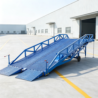 Niveleur de quai mobile robuste 8T 10T, rampe de chantier mobile, pont de chargement de conteneurs pour chariots élévateurs