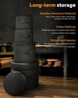 Échantillon Gratuit : Ensemble de Housses de Protection Durables et Rembourrées pour Batterie (Bass Drum, Tom, Caisse Claire) avec Fermeture Éclair – Légères et Idéales pour Batteurs