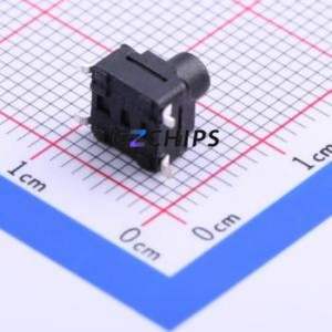 K2-1839SP-G4SW-02 Tactile Switch SMD-4P,6.2x6.2mm Switch Single Pole Single Throw Round Button 2.5N Vertical Mount - Product Image 2