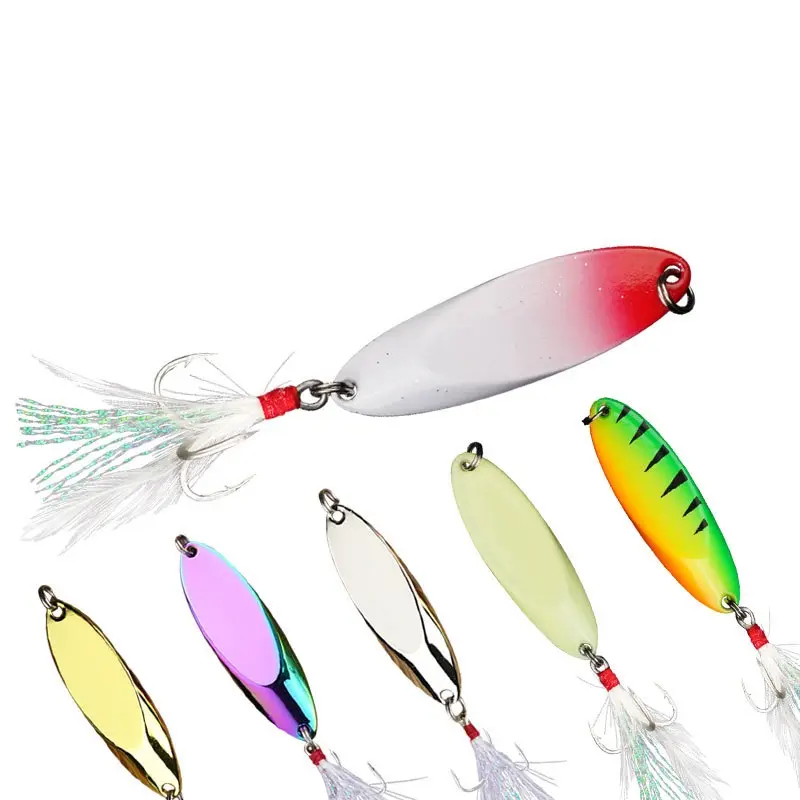 Hot Selling Topwater Hard Body Spinners Fishing Lures Bass Metal Spoon Jackhammer Chatter Bait