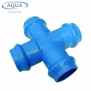 Ductile Iron Di, PVC Pipe Fittings All Socket Cross for PVC Pipe