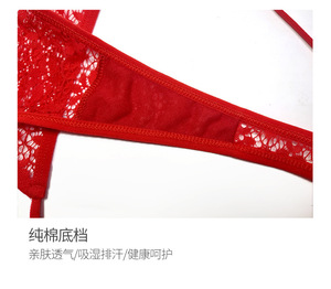 Hot Sale Frauen Tanga Unterwäsche Höschen Damen Atmungsaktiv Bequem Nahtlos Frauen Sexy Spitze T-Back Höschen - Product Image 4