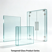 Verre trempé pour vitrine de magasin avec épaisseur personnalisée et bord poli pour la conception et l'utilisation en vitrine de magasin de détail