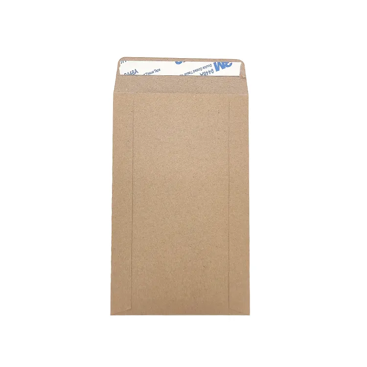 Selbst klebende recycelbare Verpackung Versand beutel Kraft papier Zwickel umschlag Nur biologisch abbaubares Papier