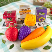 Grape Squishy Big Grape Squishy pour les émotions, jouet anti-stress souple en TPR en forme de fruit à presser