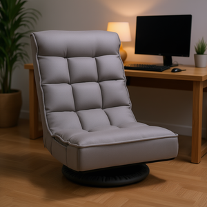 Silla de juegos giratoria de 360 grados giratoria, 4 posiciones ajustables, respaldo plegable, soporte Lumbar, sofá reclinable, juegos de diseño - Product Image 2