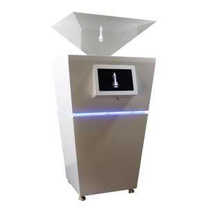 Boîtier de projecteur hologramme pyramidal 3D personnalisé 1*1m affichage à 360 degrés affichage holographique 3D publicité hologramme - Product Image 5
