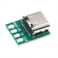 Papan Uji Soket Wanita Tipe C Penyisipan Dua Sisi yang Dapat Dibalik USB31 16P hingga 254 Adaptor Daya Arus Tinggi