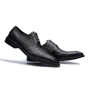Formal Business Lace-up Though Male Leather <b>Shoes</b> Designer Men <b>Shoes</b> - Product Image 4