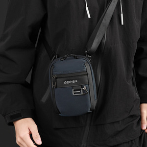 Men's Fashion Portable Shoulder Bag Casual Durable <b>Chest</b> Bag High-quality Vintage Waist Bag with Waterproof 1680 Nylon Fabric - Product Image 4