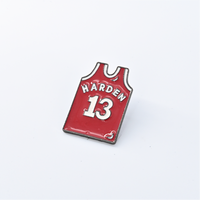 Broche personnalisée pour maillot de basketball, badge métallique, accessoires, pendentif étoile créatif, cadeau pour étudiant et couple, épingle de revers personnalisée pour cadeau