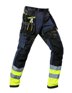 Sicherheits-Reflektorhose mit Hoher Sichtbarkeit ANSI Klasse 2 Warnschutz-Arbeitshose für Männer - Product Image 3