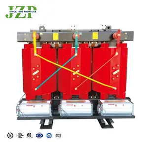 Uzun garanti SCB dökme reçine kuru tip 250kva dağıtım transformatörleri 10/0.4kv dış mekan kullanımı transformatörü