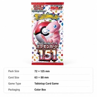 Pokémon TCG SV2a Booster Pack 151 cartes 7 cartes/pack Jeu de cartes à collectionner personnalisable