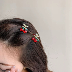 คลิปหนีบ<span class=keywords><strong>ผม</strong></span>รูปเชอร์รี่สำหรับเด็กผู้หญิงกิ๊บหนีบ<span class=keywords><strong>ผม</strong></span>สไตล์เกาหลี - Product Image 1