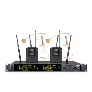 Rakava <b>Wireless</b> <b>Microphone</b> System R6919 Dual Handheld True Diversity Stage Performance Karaoke - Product Image 5