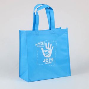 Bolsas de tela no tejida reciclables, personalizadas, ecológicas, reutilizables, con logotipo, para compras. - Product Image 2