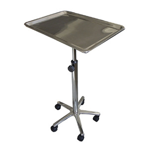 Chariot porte-instruments chirurgical Morning Glow en acier inoxydable, hauteur réglable, usage hospitalier - Product Image 4