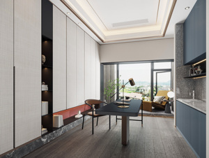 Escritorio minimalista italiano, luz de lujo, moderno, simple, oficina en casa, escritorio de ordenador, diseñador, escritorio de gama alta - Product Image 5