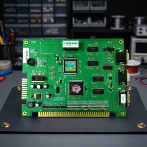 เครื่องเล่นวิดีโอเกม FRO Lucky Party 5 in 1 มัลติเกมส์ บอร์ด PCB 5V ปลั๊กแบบ US ขนาด 25x24x4 ซม. น้ำหนัก 0.5 กก. สำหรับเด็กอายุ 8 ปีขึ้นไป - Product Image 3