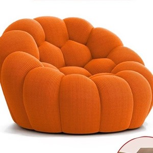 Divano a Compressione Monoblocco, Piccolo Divano Minimalista a Forma di Palla per <span class=keywords><strong>Soggiorno</strong></span> - Product Image 2