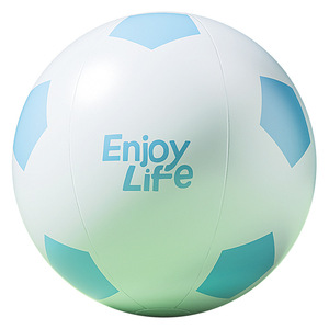Ballon de football gonflable géant en PVC pour enfants et parents, idéal pour la plage et le jeu sur l'herbe – Design pour profiter de la vie - Product Image 1