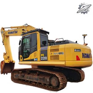 Excavatrice d'occasion Komatsu PC220 de marque japonaise, excavatrice d'occasion Komatsu de 20 tonnes, excavatrice sur chenilles Komatsu - Product Image 6