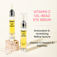Soin des yeux OEM IREV Vitamine C & E en perles liquides pour réduire les pores, lutter contre le vieillissement, atténuer les ridules, lisser et illuminer