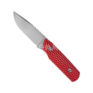 [Cuchillo Recto de Acero DC53 de Diseño Propio], Cuchillo Recto Integrado Pequeño de Alta Dureza para Exteriores, para Desbrozar en la Montaña - Product Image 1
