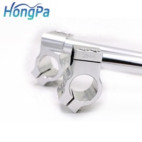 Guidon de moto universel en alliage d'aluminium CNC Clip-Ons Barres de poignée de fourche Clip ons Accessoires de systèmes de carrosserie de moto