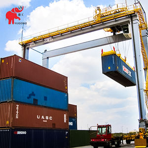 رافعة بشهادة CE بارتفاع رفع 18m RTG 20 طن 30 طن 40 طن 50 طن 60 طن إطارات مطاطية رافعة جسرية للميناء - Product Image 2