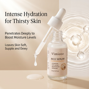 Sérum <span class=keywords><strong>Visage</strong></span> au Riz Marque <span class=keywords><strong>Blanche</strong></span> Acide Hyaluronique Éclaircissant Hydratant Raffermissant Soin Beauté Peau Noire Femme Essence Faciale - Product Image 2