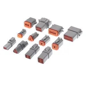 Conector automotivo DT06-3S-CE13 Deutsch Dt 3 Pin Conector fêmea livre impermeável BNC Pc Board Connector Masculino & Feminino PA66