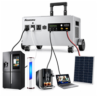 Station d'alimentation portable LiFePO4 pour camping en plein air, générateur d'énergie solaire pour voiture 200W-5000W MPPT, certifié professionnel