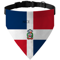 Bandana-collier personnalisé drapeau du Honduras pour animaux de compagnie, en polyester multi-tailles, pour les voyages en extérieur et les fêtes à thème national pour animaux de compagnie