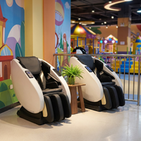 Fauteuil de massage commercial Hengde CM-817 à coque ABS, massage corporel complet par air, zéro gravité, pour aire de jeux pour enfants et parc d'attractions