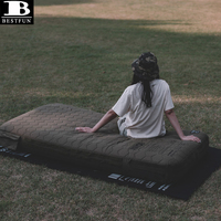 Matelas Gonflable Tactique Robuste avec Housse Oxford 1000D et Pompe Sans Fil – Lit Gonflable d'Extérieur pour Camping