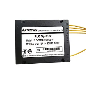 FTTH 광섬유 G657A GPON EPON 분배기 1x4 PLC 분배기 ABS 박스 패키지 3.0mm 케이블 FC/APC 커넥터