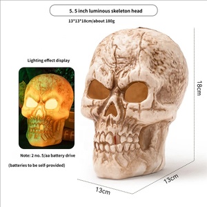 Novità per il Commercio Transfrontaliero: Ornamento Decorativo di Halloween con Teschio Luminoso Retrò da 55 Pollici, Bestseller - Product Image 2