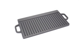 Plancha de <span class=keywords><strong>Hierro</strong></span> Fundido Precurada Antiadherente para Exteriores, Reversible, para Barbacoa, Parrilla de <span class=keywords><strong>Hierro</strong></span> Fundido Precurada para Camping - Product Image 5