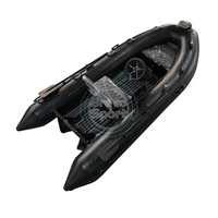Bateau pneumatique rigide en aluminium de 12 pieds RHIB 360 Hypalon/PVC avec console simple pour la pêche