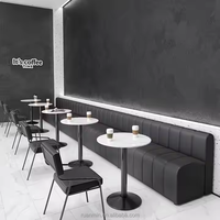 Chaises et canapés en acier inoxydable, style industriel, mobilier pour café, snack-bar, restaurant, ensembles de tables et de chaises