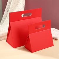 Anpassbares Logo Faltbarer Griff Parfüm Sex-Spielzeug Geschenkbox Magnetische Starre Papierbox Dreieckige Pyramidenform Verpackungsbox
