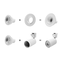 GU10 Spot Lamp Led 7W GU10 ampoules LED pilote IC linéaire AC220V GU10 5W 7W ampoule lumière 120 degrés