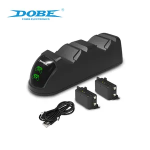DOBE 공장 원래 듀얼 충전 도크 스테이션 배터리 팩 LED 표시등 X-One S/X/엘리트 컨트롤러